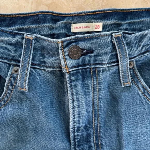 Levi’s Cinch Baggy Jeans Medium Wash - Picture 4 of 7